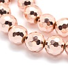 Electroplate Non-magnetic Synthetic Hematite Beads Strands G-L485-02A-LRG-2
