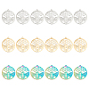 DICOSMETIC 18Pcs 3 Colors 304 Stainless Steel Pendant STAS-DC0012-39-1