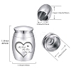 CREATCABIN Alloy Cremation Urn Kit AJEW-CN0001-10B-2