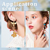 60Pcs Brass Stud Earrings Findings KK-BBC0004-99-5