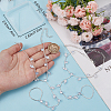 2Pcs Brass Clear Cubic Zirconia Box Chain Bracelets for Women BJEW-BBC0001-09S-3