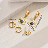 3 Pairs 3 Styles 201 Stainless Steel Earrings Sets QS4475-2-2