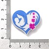  Mother's Day Silicone Focal Beads SIL-P007-B02-3