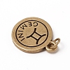 Brass Pendants KK-I668-01AB-02-2