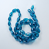 Electroplate Glass Beads Strands EGLA-R008-15x10mm-4-2