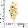 Ocean Brass Micro Pave Cubic Zirconia Pendants KK-K411-04A-G-3
