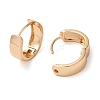 Plain Brass Hoop Earrings EJEW-M238-43KCG-2