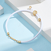 1pc Adjustable Nylon Cord Slider Bracelets for Women BJEW-LP0001-33I-G-3