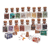 19Pcs Various Gemstone No Hole Chips in Bottles G-PH0034-50-1