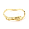 Snake Grooved Cuff Bangle BJEW-D448-24G-RS-3