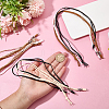 10Pcs 5 Colors Waxed Polyester Cord Adjustable Necklaces Making AJEW-SC0004-32-3