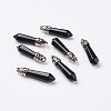Natural Obsidian Pointed Pendants LS-G-P309-14-1