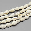 Sea Shell Beaded Multi-strand Necklaces NJEW-T003-147-2