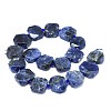 Natural Sodalite Beads Strands G-F632-31-1