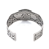 Constellation Alloy Open Cuff Bangles for Women Men LS-BJEW-C064-01AS-04-3