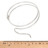 Alloy Upper Arm Open Cuff Bangles for Women LS-BJEW-U037-01A-P-3