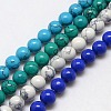 Synthetic Turquoise Beads Strands TURQ-L018-6mm-M-1