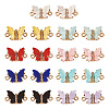  36pcs 9 colors Opaque Acrylic Connector Charms OACR-TA0001-25-2