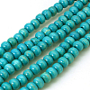 Wood Beads Multi strand Bracelets X-BJEW-E081-1B-2