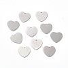 Tarnish Resistant 304 Stainless Steel Pendants STAS-F271-06D-P-1