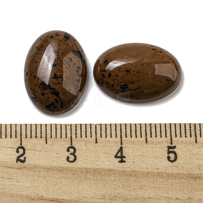 Natural Mahogany Obsidian Cabochons G-C115-01A-34-1
