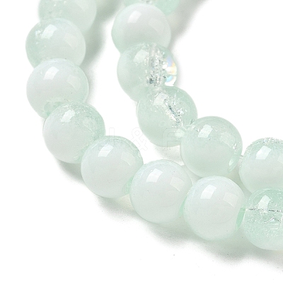 Crackle Glass Beads Strands GLAA-U001-6mm-01-1