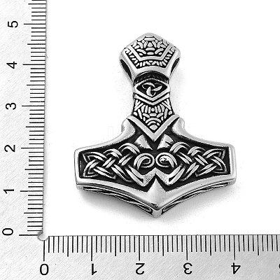 Viking 304 Stainless Steel Pendants STAS-N105-04H-AS-1