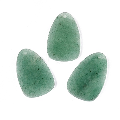 Natural Green Aventurine Pendants G-Q601-38G-1