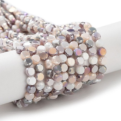 Electroplate Glass Beads EGLA-P056-01E-1