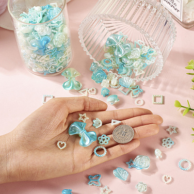 Opaque ABS Plastic Beads FIND-TAC0016-33A-1