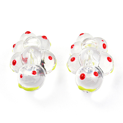 Transparent Acrylic Beads ACRC-T012-01-D01-1