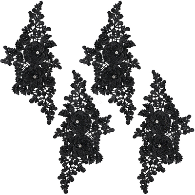 Polyester Embroidery Sequin Costume Accessories DIY-WH20025-016D-1