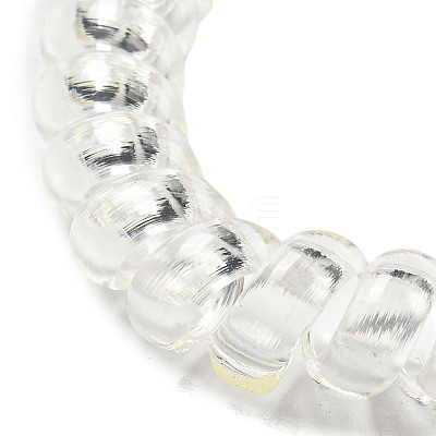 Summer Fish Resin Telephone Line Wire Elastic Hair Ties AJEW-U004-02B-1