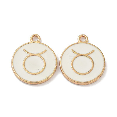 (Defective Closeout Sale: Yellowing) Alloy Enamel Pendants ENAM-XCP0001-38A-1