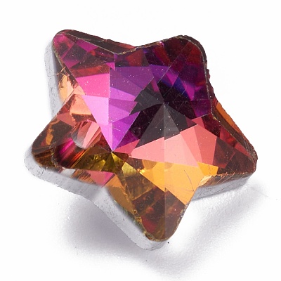 Electroplate Glass Charms X-GLAA-H104-A01-1