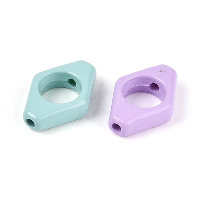 Opaque Acrylic Beads OACR-N139-08-1
