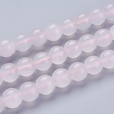 Natural Pink Calcite Beads Strands X-G-F687-01A-1