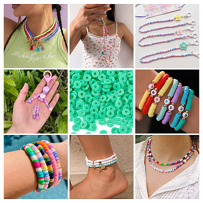 100G Handmade Polymer Clay Beads CLAY-TA0001-77D-1
