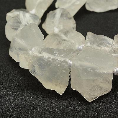 Natural Quartz Crystal Beads Strands G-E382-02A-1