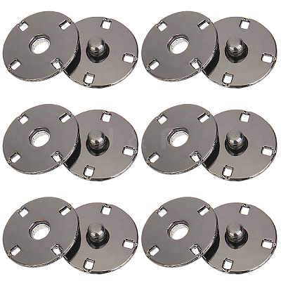 10Pairs Alloy Snap Buttons FIND-CY0001-53B-1