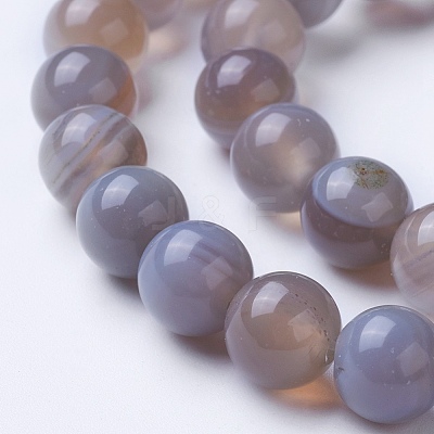Natural Grade A Striped Agate/Banded Agate Beads Strands G-E479-01-8mm-1
