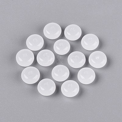 Baking Paint Imitation Jade Glass Beads GL-N006-01B-13-1