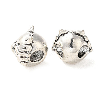 Tibetan Style Alloy European Beads PALLOY-M217-09AS-1