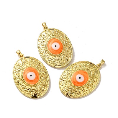 Rack Plating Brass Pendants KK-H473-01G-1