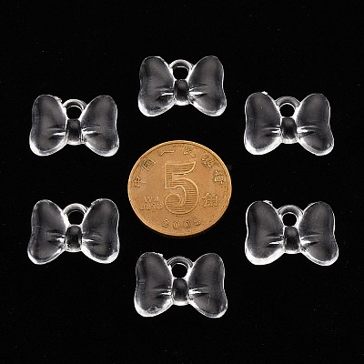Transparent Acrylic Pendants LS-TACR-T024-02BA-205-1