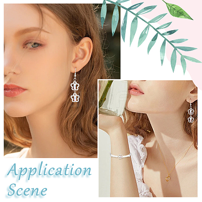 20Pcs 4 Colors Alloy Bead Frame FIND-SC0017-71-1