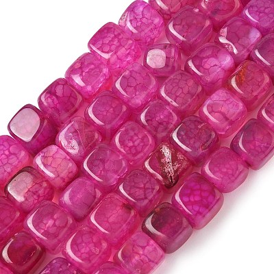 Natural Dragon Veins Agate Beads Strands G-G177-E19-05-1