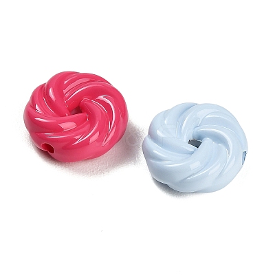 Baking Paint Opaque Acrylic Beads AC-CBAD9B6-05-1