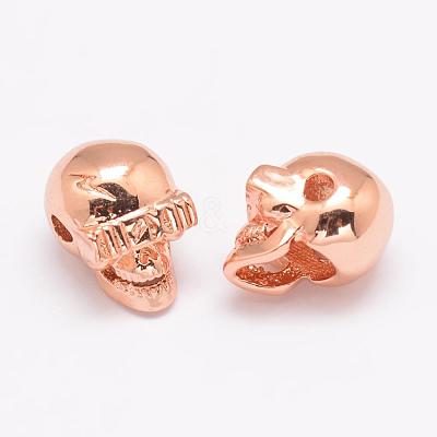 Brass Beads KK-E711-029RG-NR-1