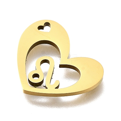 201 Stainless Steel Pendants STAS-A116-01G-05-1